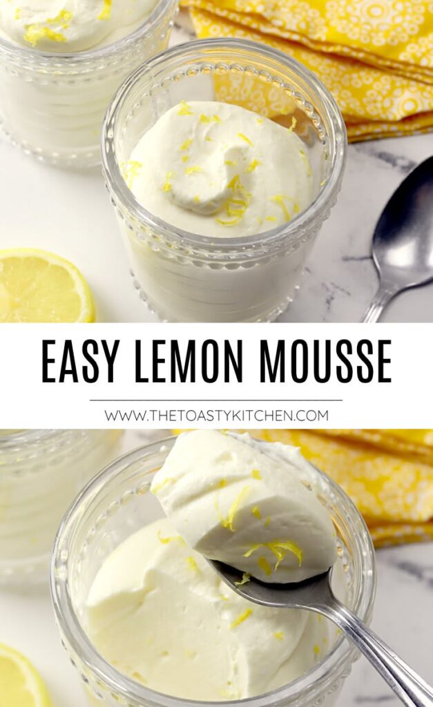 lemon mousse recipe without gelatin