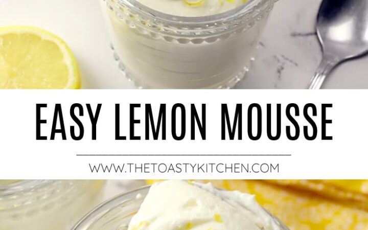 lemon mousse recipe without gelatin