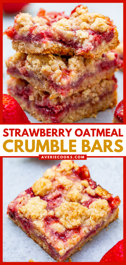 strawberry oat breakfast bake