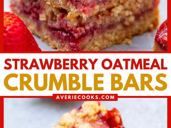 strawberry oat breakfast bake
