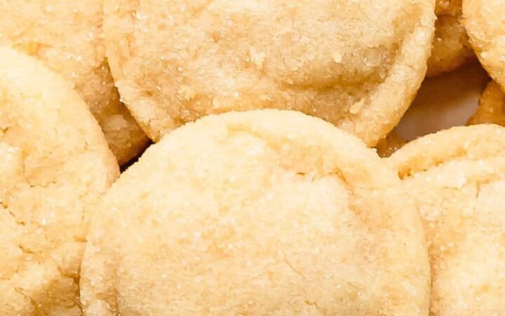 no butter sugar cookies