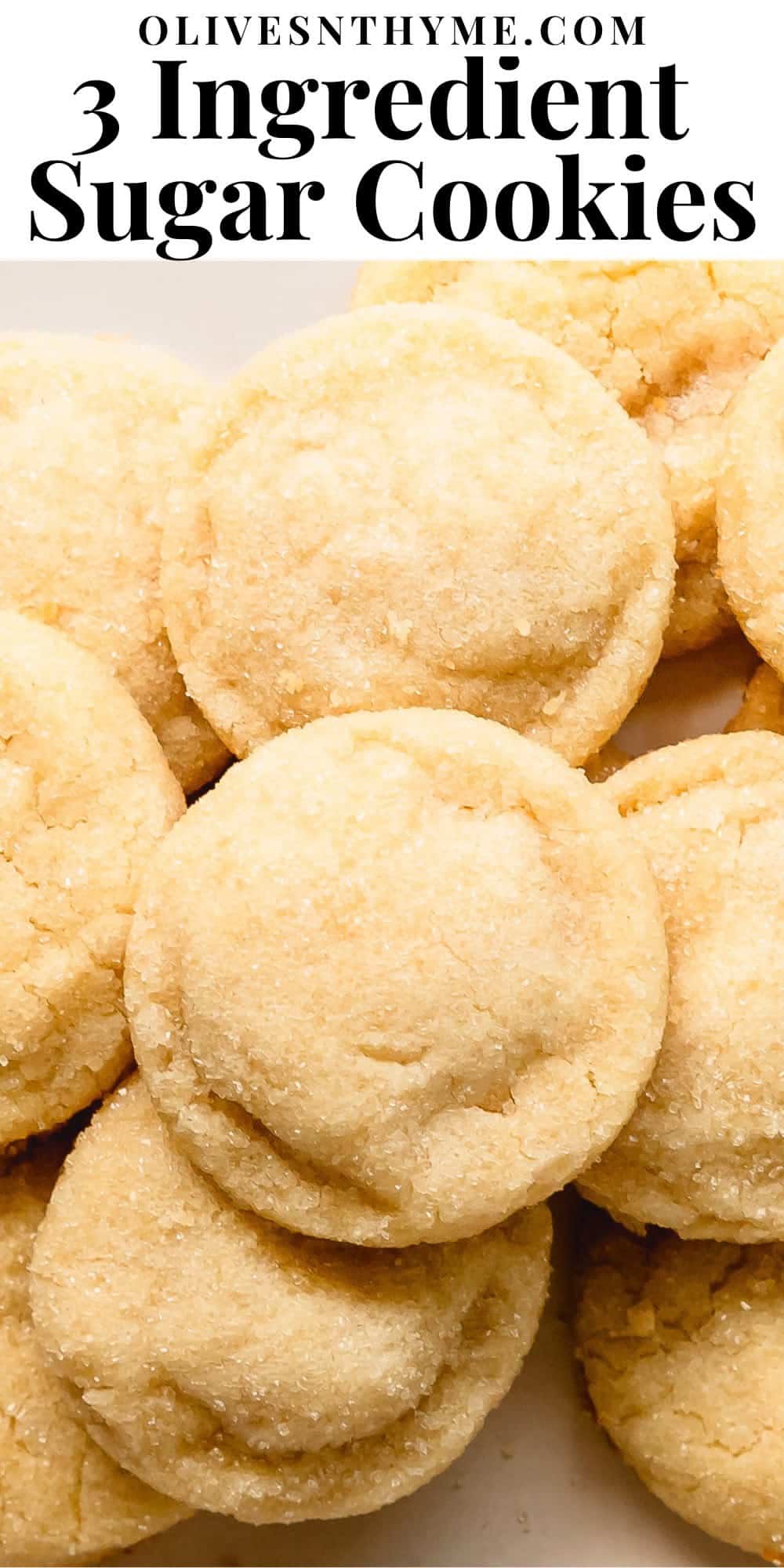 No Butter Sugar Cookie Recipe