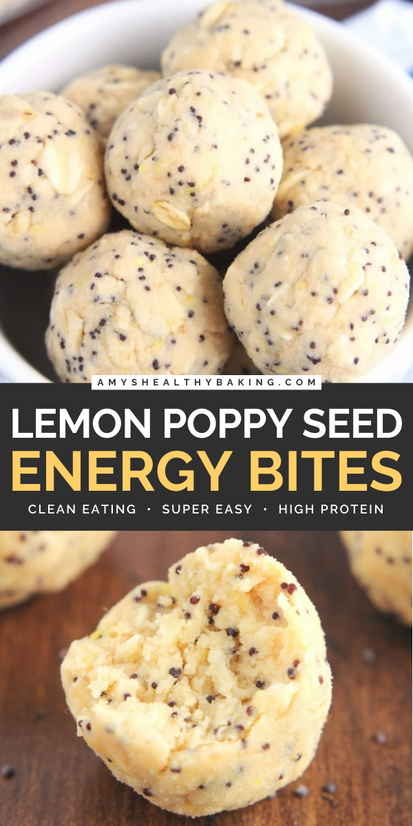 Lemon Poppyseed Energy Bites