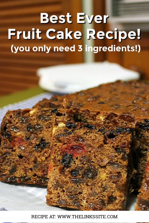 3 ingredient fruit cake recipe