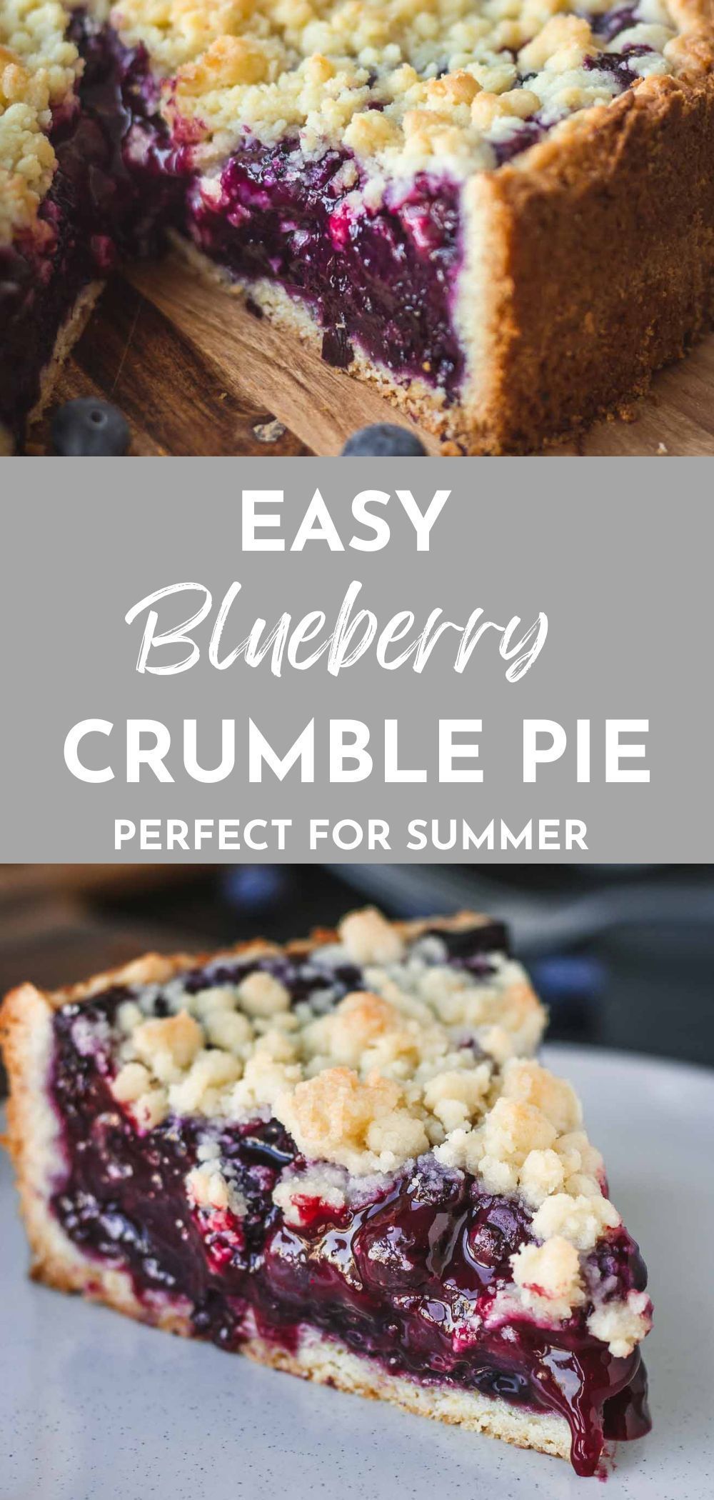 Blueberry Dutch Pie