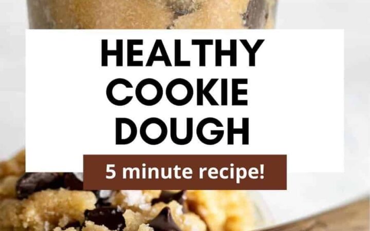 healthy cookie dough recipe without eggs