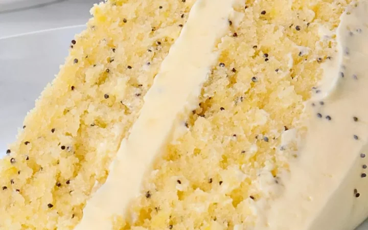 homemade poppyseed dessert